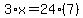 3%2Ax=24%2A%287%29