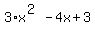 3%2Ax%5E%282%29-4x%2B3