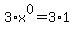 3%2Ax%5E0+=+3%2A1