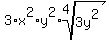 3%2Ax%5E2%2Ay%5E2%2Aroot%284%2C+3y%5E2%29