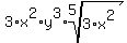 3%2Ax%5E2%2Ay%5E3%2Aroot%285%2C3%2Ax%5E2%29