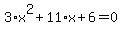 3%2Ax%5E2%2B11%2Ax%2B6=0
