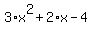 3%2Ax%5E2%2B2%2Ax-4