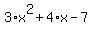 3%2Ax%5E2%2B4%2Ax-7
