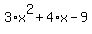 3%2Ax%5E2%2B4%2Ax-9