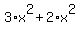 3%2Ax%5E2+%2B+2%2Ax%5E2