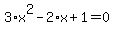 3%2Ax%5E2-2%2Ax%2B1=0