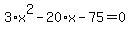 3%2Ax%5E2-20%2Ax-75=0
