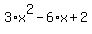 3%2Ax%5E2-6%2Ax%2B2