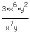 3%2Ax%5E6%2Ay%5E2%2F%28x%5E7y%29
