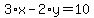 3%2Ax-2%2Ay=10