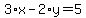 3%2Ax-2%2Ay=5