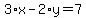 3%2Ax-2%2Ay=7