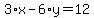 3%2Ax-6%2Ay=12
