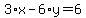 3%2Ax-6%2Ay=6