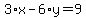 3%2Ax-6%2Ay=9