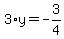 3%2Ay=-3%2F4