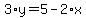 3%2Ay=5-2%2Ax