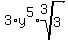 3%2Ay%5E5%2Aroot%283%2C+3%29