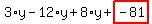 3%2Ay-12%2Ay%2B8%2Ay%2Bhighlight_red%28+-81+%29