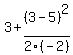 3%2B%283-5%29%5E2%2F2%28-2%29