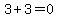 3%2B3=0