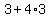 3%2B4%2A3