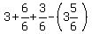 3%2B6%2F6%2B3%2F6-%283%265%2F6%29