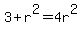 3%2Br%5E2=4r%5E2