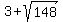3%2Bsqrt%28148%29