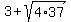 3%2Bsqrt%284%2A37%29