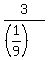 3%2F%28%281%2F9%29%29