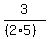 3%2F%28%282%2A5%29%29