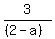 3%2F%28%282-a%29%29