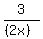 3%2F%28%282x%29%29