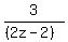 3%2F%28%282z-2%29%29
