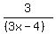 3%2F%28%283x-4%29%29