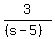 3%2F%28%28s-5%29%29