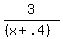 3%2F%28%28x%2B.4%29%29