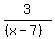 3%2F%28%28x-7%29%29