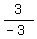 3%2F%28-+3%29