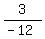 3%2F%28-12%29