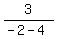 3%2F%28-2-4%29
