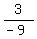 3%2F%28-9%29