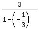 3%2F%281-%28-1%2F3%29%29