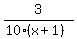 3%2F%2810%28x%2B1%29%29