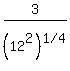 3%2F%2812%5E2%29%5E%221+%2F+4%22