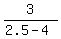 3%2F%282.5-4%29