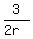 3%2F%282r%29