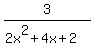 3%2F%282x%5E2+%2B+4x+%2B+2%29